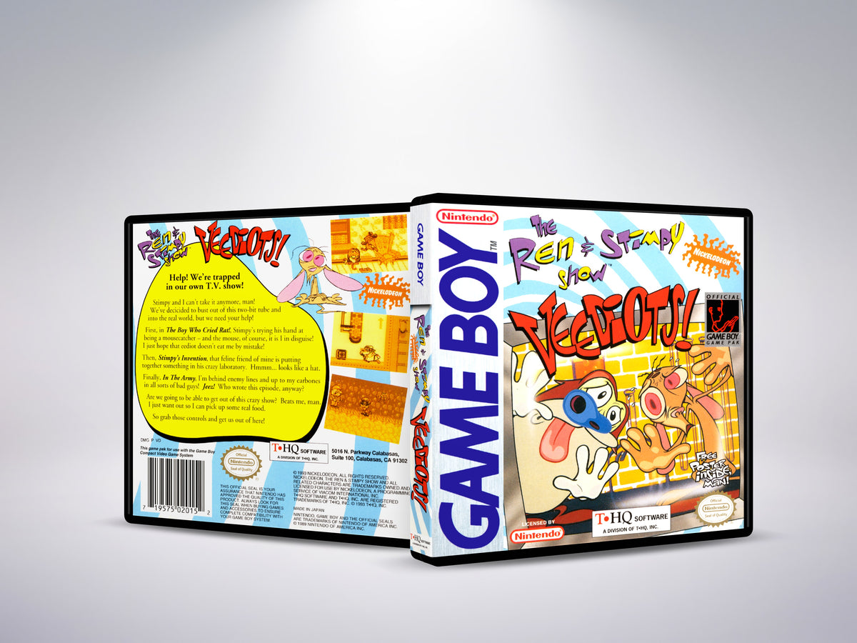 Ren & Stimpy Vediots- Custom Case