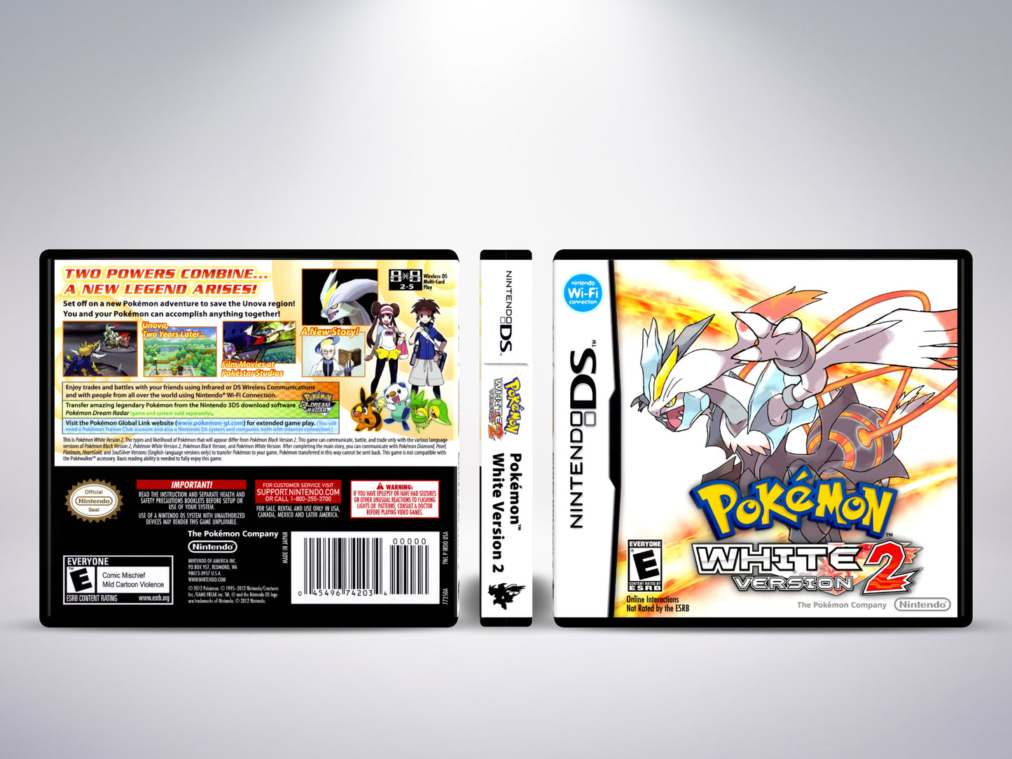 Pokemon White Version 2 - Custom Case